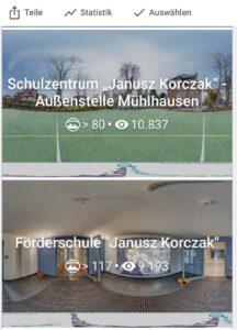 Aufrufe bei Google Maps